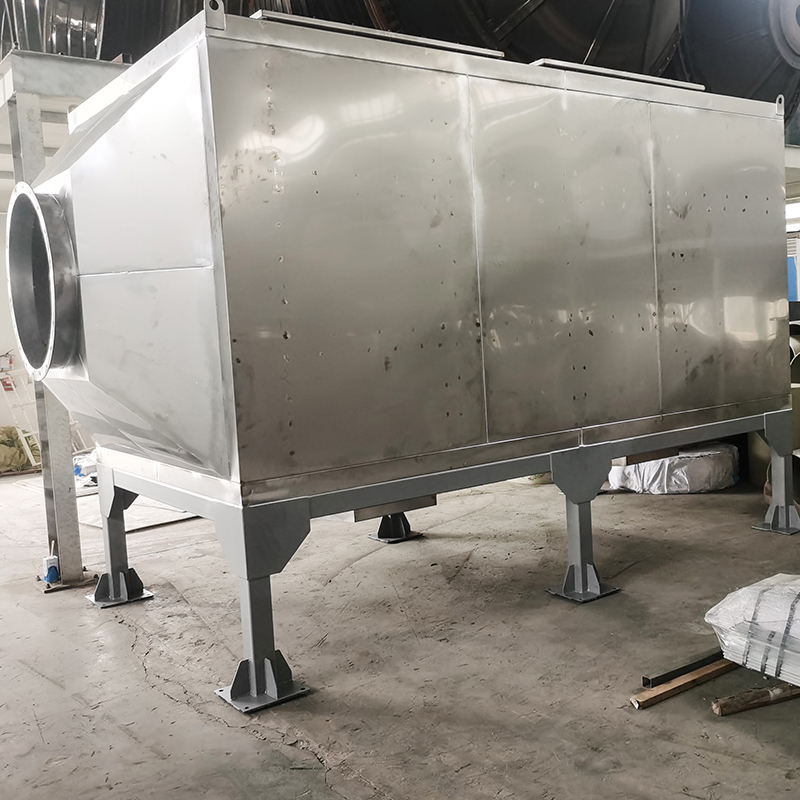 Horní a boční vykládací konstrukce Adsorpční box s aktivním uhlím z nerezové oceli 304