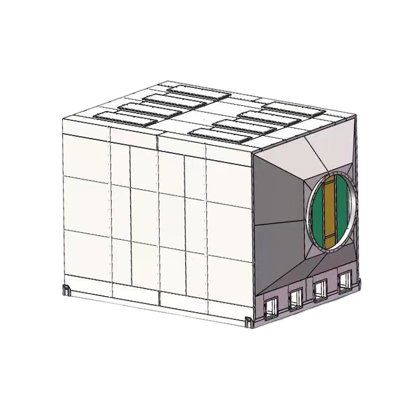 Horní a boční vykládací konstrukce Adsorpční box s aktivním uhlím z nerezové oceli 304