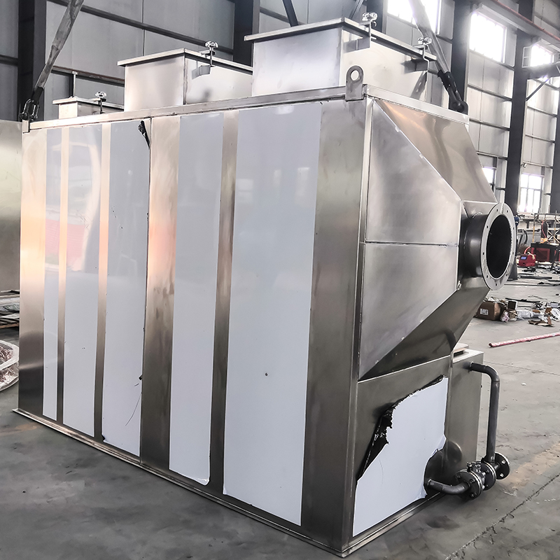 304 horizontální mycí věž z nerezové oceli