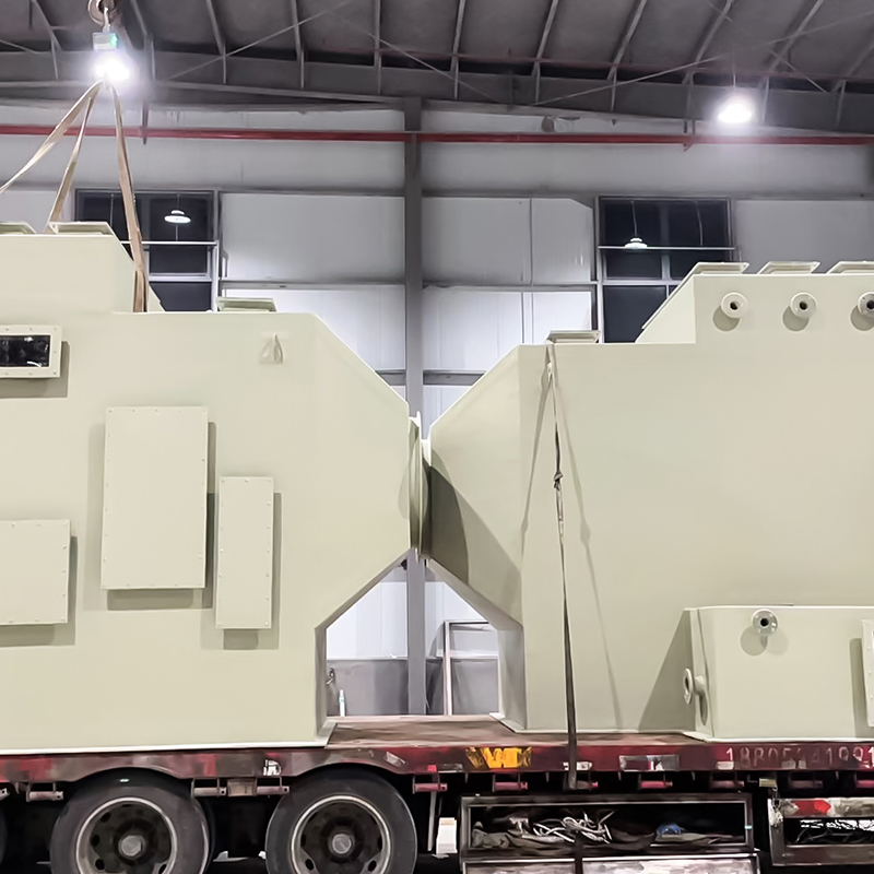 FRP horizontální stírací věž