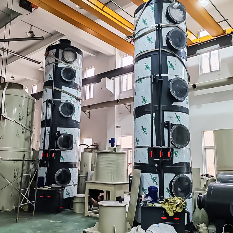 PVC stříkací věž