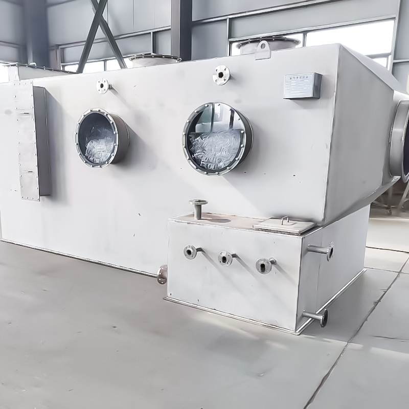 304 horizontální mycí věž z nerezové oceli