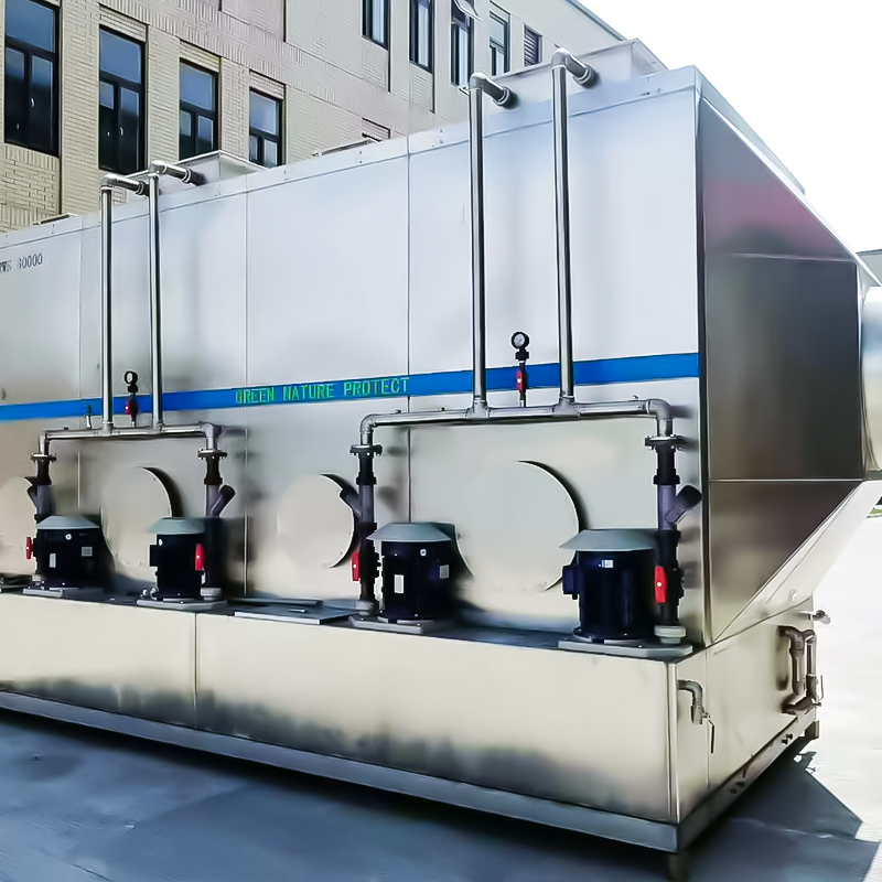 304 horizontální mycí věž z nerezové oceli