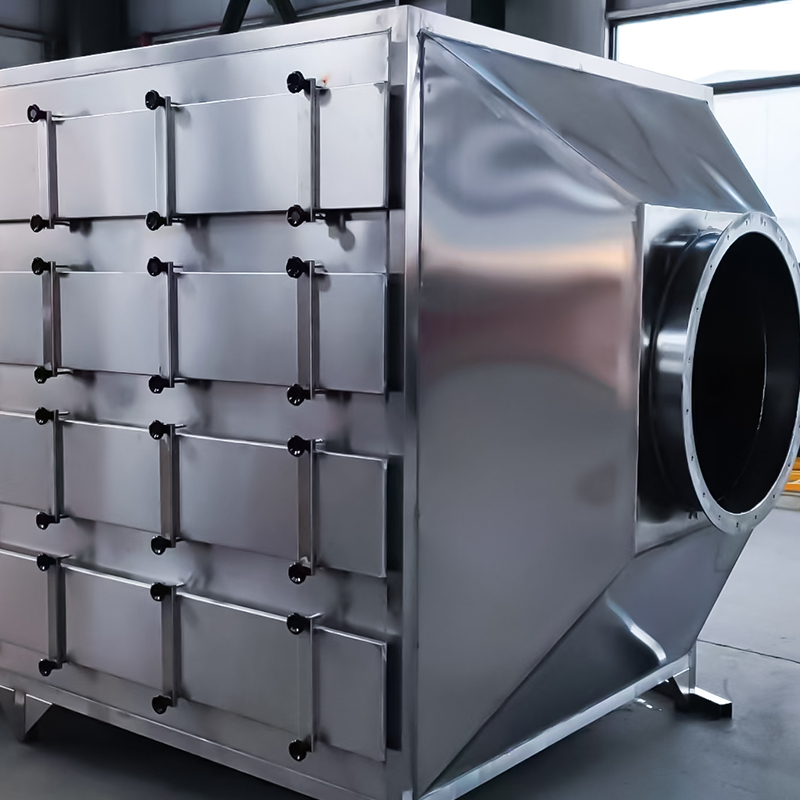 Konstrukce zásuvky adsorpčního boxu z nerezové oceli 304 s aktivním uhlím