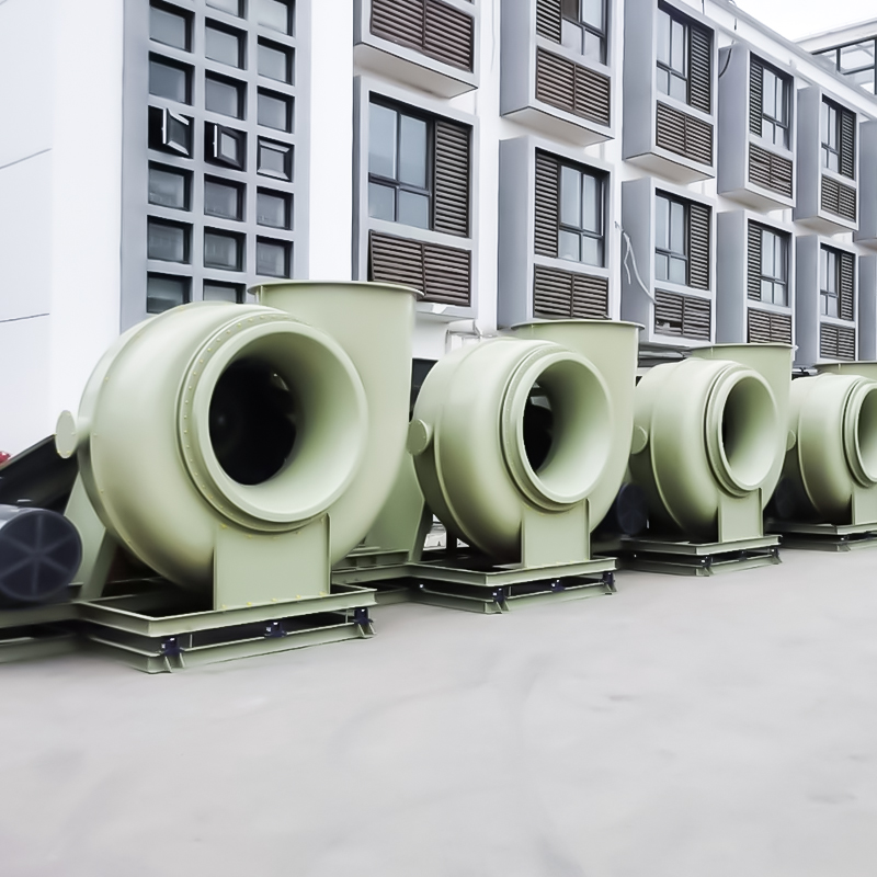 FRP středotlaké a nízkotlaké antikorozní ventilátory
