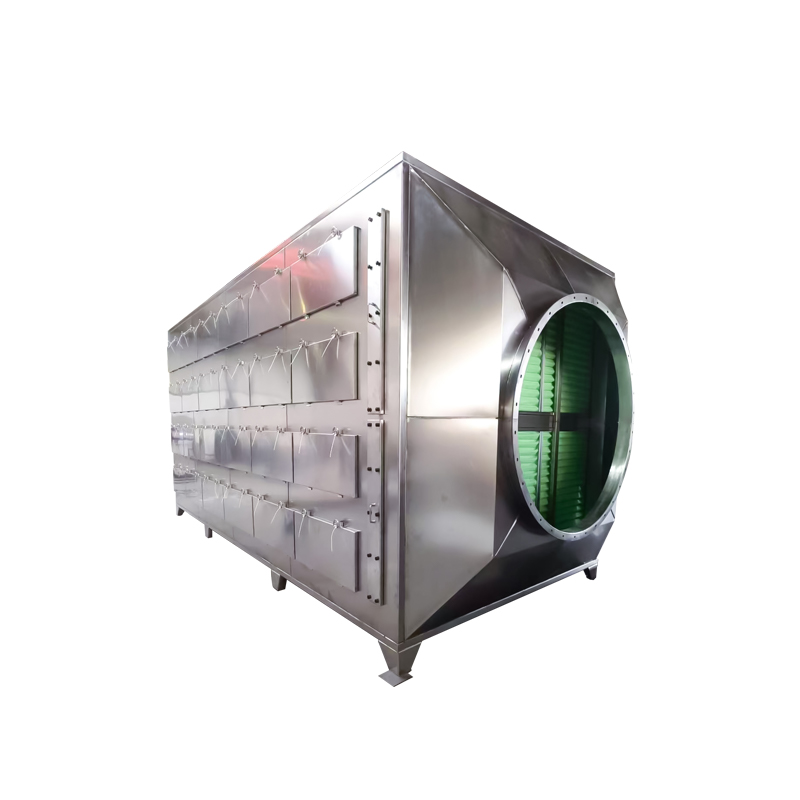 Konstrukce zásuvky adsorpčního boxu z nerezové oceli 304 s aktivním uhlím