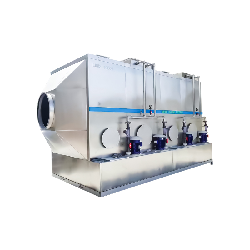 304 horizontální mycí věž z nerezové oceli